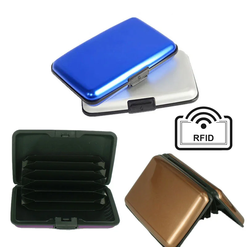Женские и мужские хроматические Анти Rfid вертикальные кредитные карты держатели