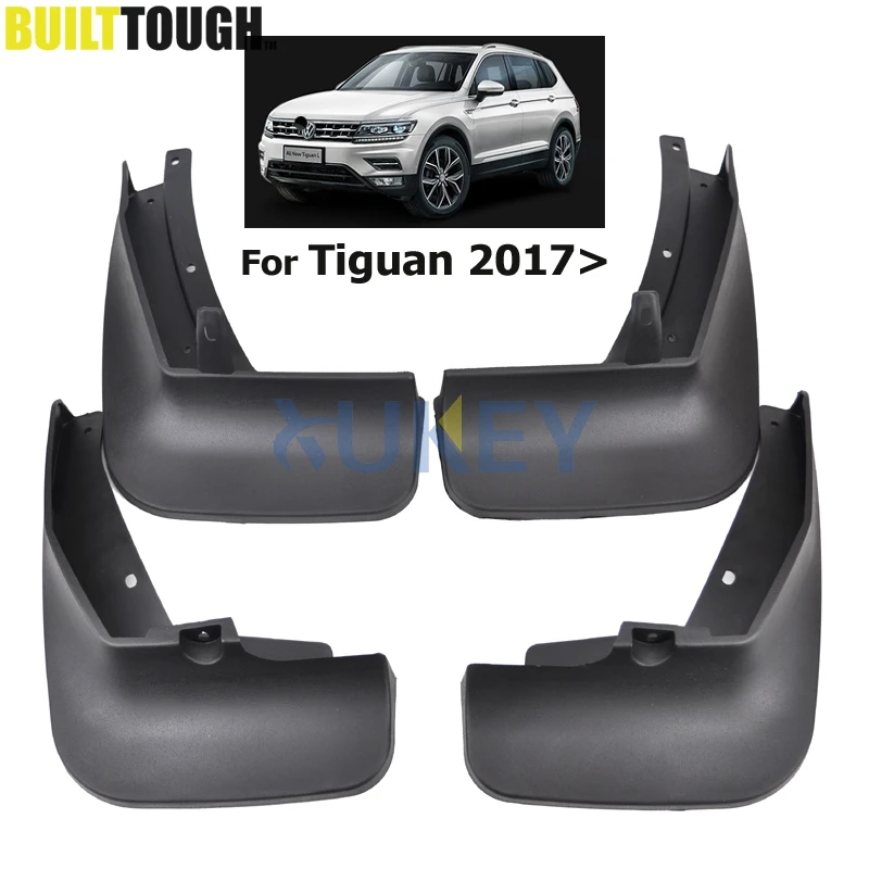 Набор литых брызговиков для VW Tiguan 2 Mk2 2016 2017 2018 брызговики передние и задние от