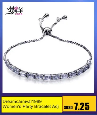 DC1989 Banquet party gift Rhodium and Gold plated Heart shape Synthetic Cubic Zirconia Copper Bracelet for women SB06060-F