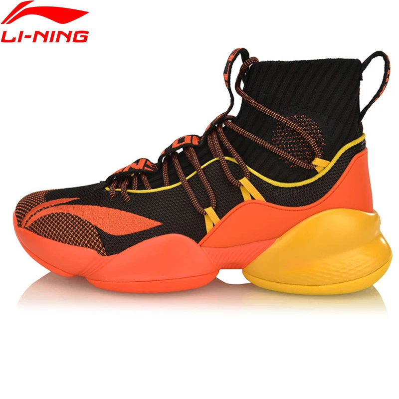 Li-Ning/Мужская Профессиональная баскетбольная обувь с амортизирующей подкладкой, спортивная обувь, кроссовки ABAP023 XYL224