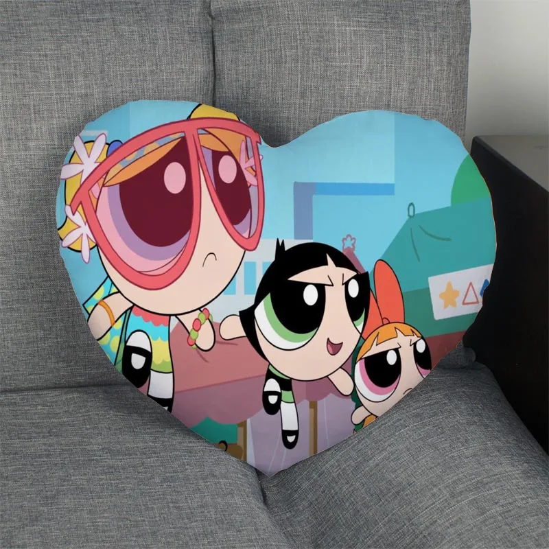 Pillow Case Суперкрошки подушка в форме сердечка выполненные на заказ Наволочка на молнии только покрыть без сердечника размер 41 x36cm, 47x42 см - Цвет: Pillow Case