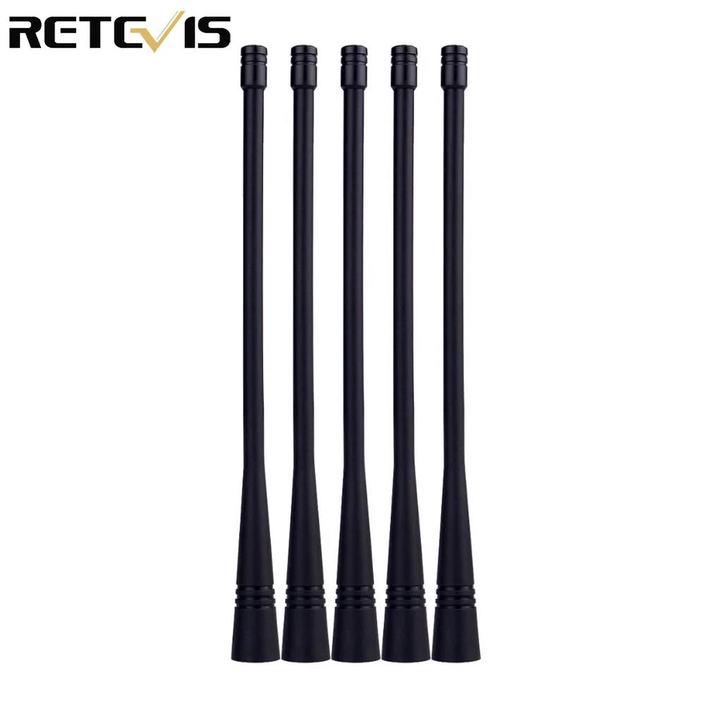 5 шт. антенна Retevis 10 Вт UHF 400 520 МГц для Yaesu Baofeng RT1 RT3 рация Любительский радиоприемник