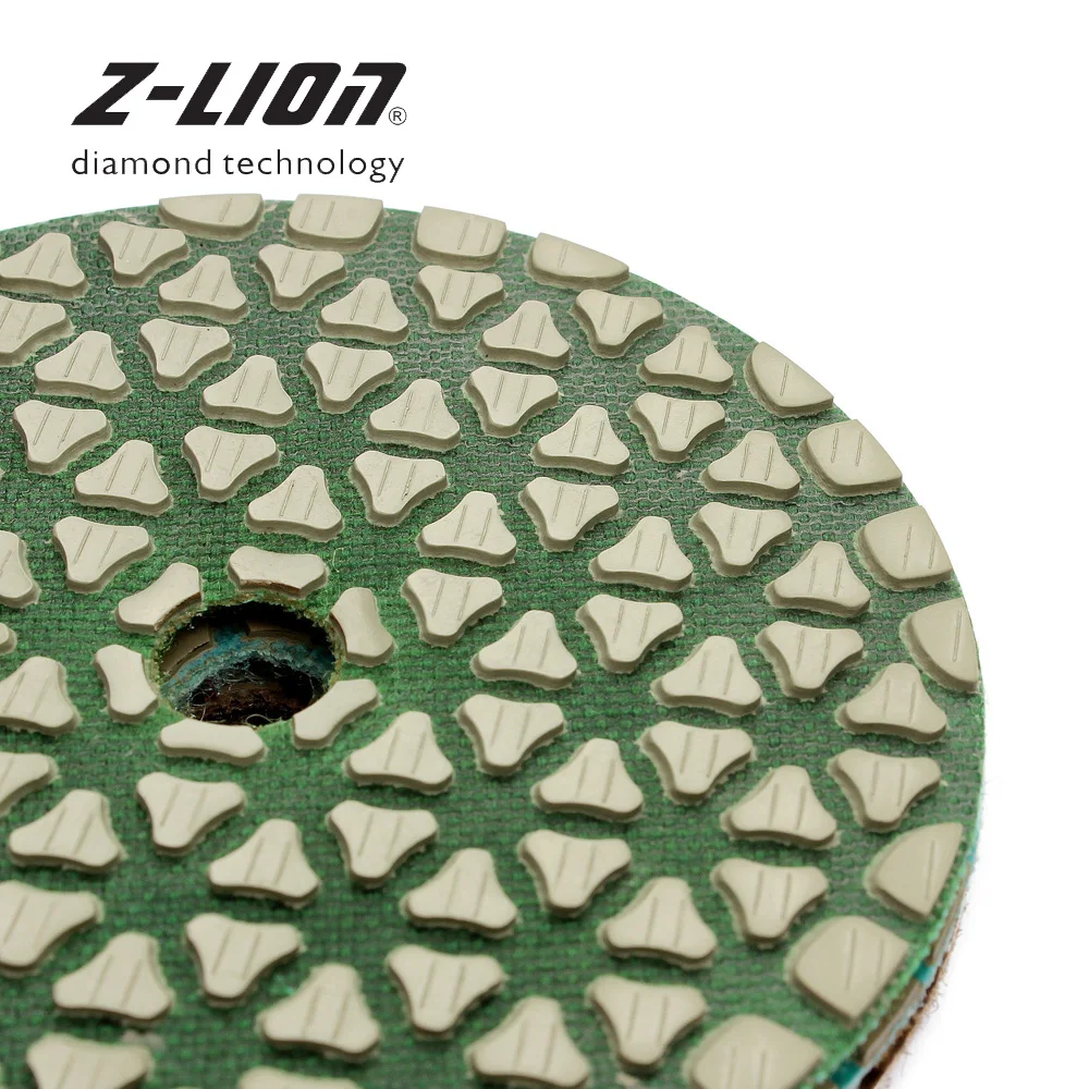 Z-LEAP 7 шт./компл. Сухие алмазные Гибкие Полировальные колодки 96 мм высокого