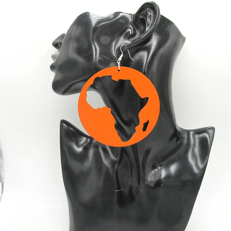 Бесплатная доставка! Оптовая цена Большой размер круглые африканские карты