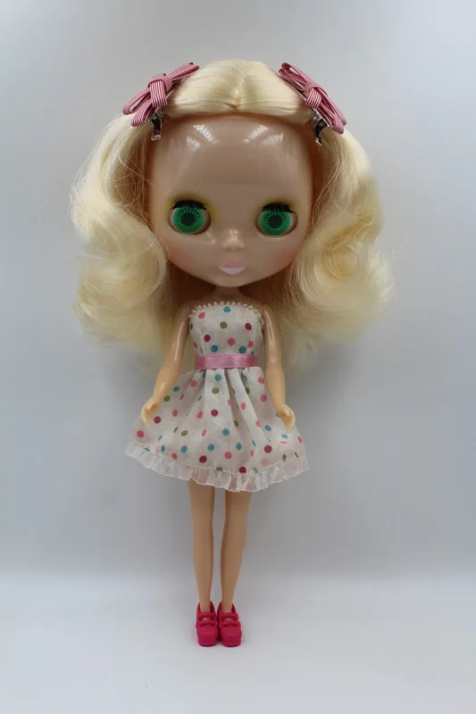 Бесплатная доставка прозрачная Детская кукла сделай сам Обнаженная блайз