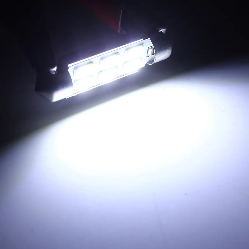 2 x белый Canbus 42 мм 5630 SMD 6 светодиодный светильник DC 12 V|Передние LED-фары для авто| |