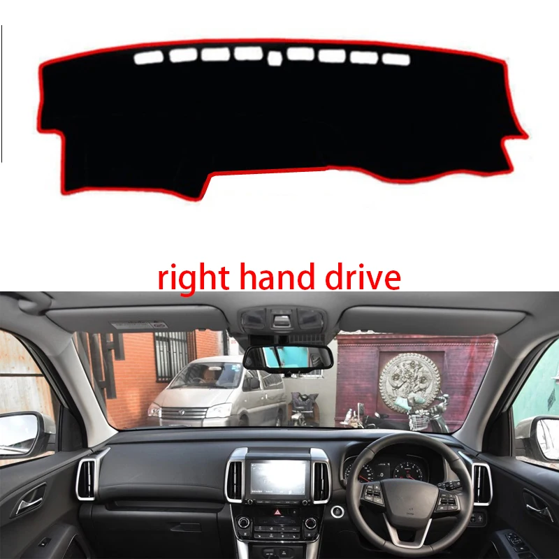 

Car Dashboard Cover Mat for Hyundai ix35 Tucson 2018-2019 Right Hand Drive Dashmat Pad Dash Mat Covers Dashboard Accessories