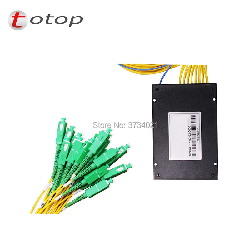 ABS SC APC 1x16 PLC волоконно оптический сплиттер однорежимный с FTTH Оптический Сплиттер