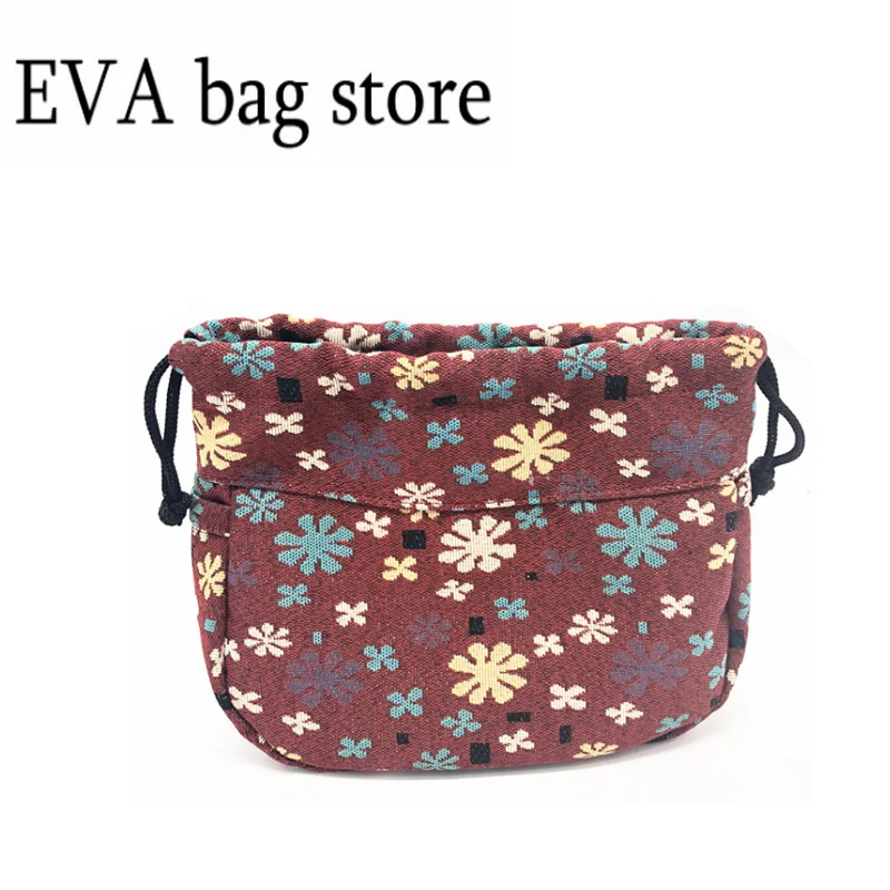 1 inner bag for o swing 2021 Inner Pocket Lining Obag Swing Drawstring Canvas Fabric Handbag Insert | Багаж и сумки