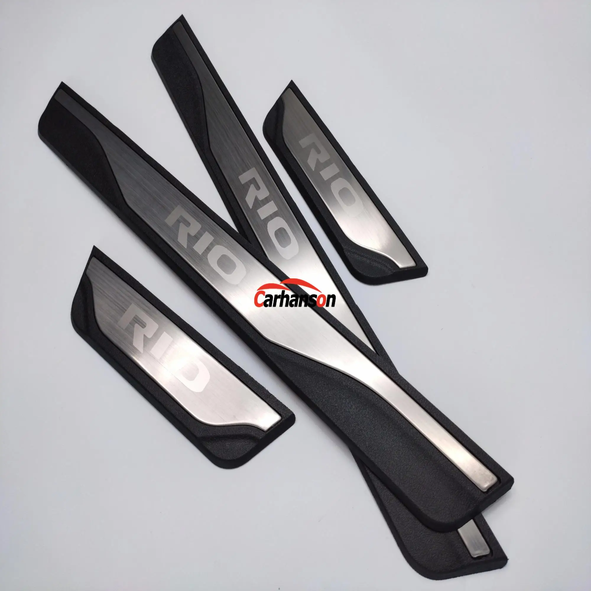 Защитная Накладка на порог для Kia Rio 3 4 Стайлинг автомобиля аксессуары педали