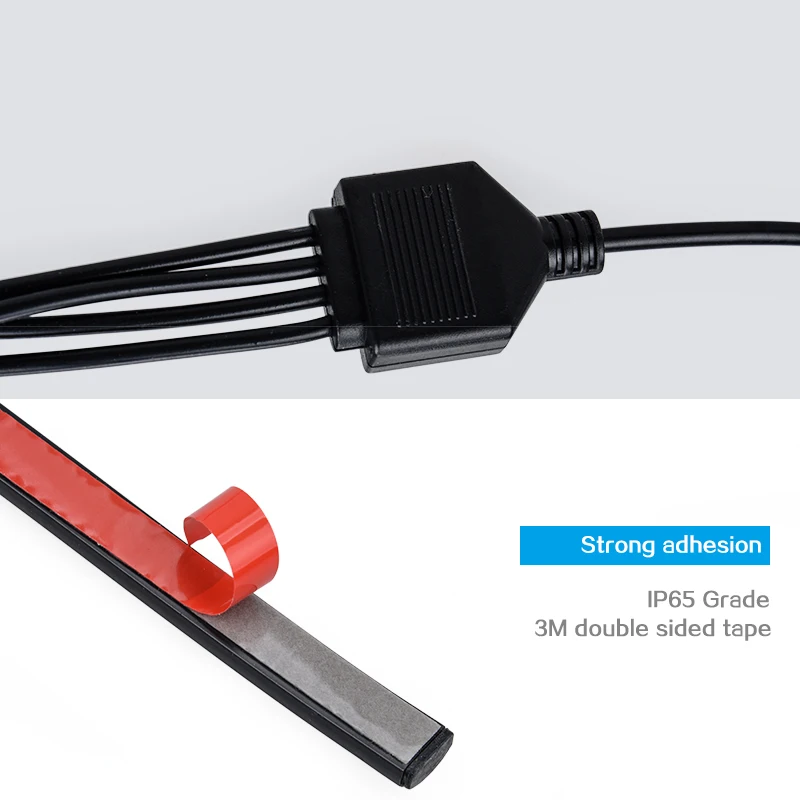 RACBOX Светодиодные ленты нога свет автомобиля атмосфера этаж украшение укладки