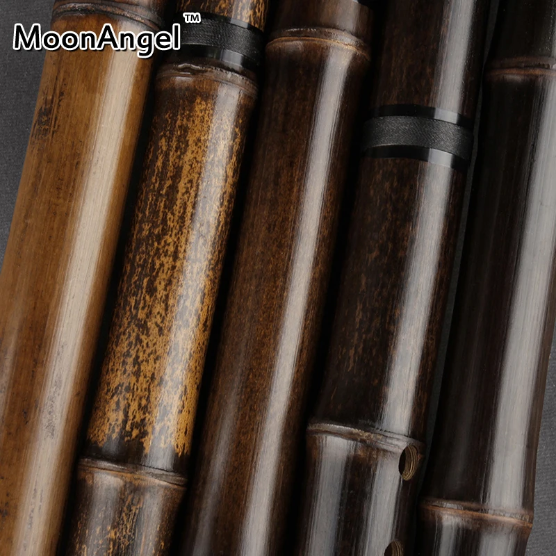 Китайская традиционная Вертикальная бамбуковая флейта 8 отверстий F ключ