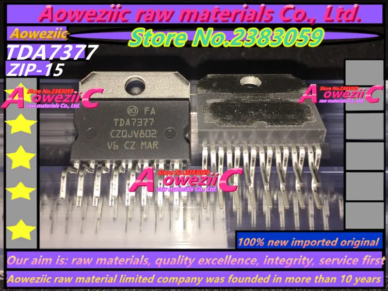 Aoweziic 2018 + 100% новый импортный оригинальный TDA7266 TDA7266SA TDA7377 TDA7379 ZIP 15 аудио усилитель