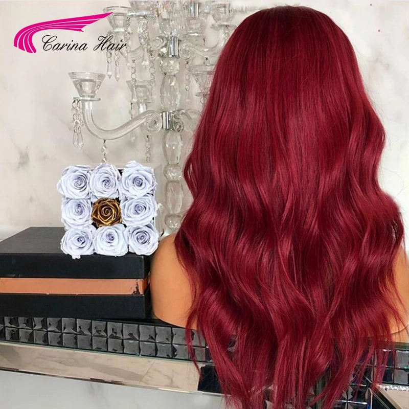 Carina 99J объемные волнистые предварительно выщипывающиеся кружевные передние