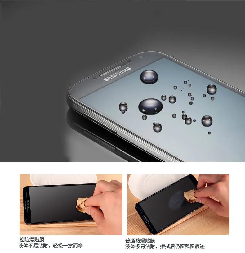 0.3mm 9H Explosion-proof Tempered Glass For Samsung Galaxy S2 S3 S4 S5 Mini S6 A3 A5 G530 G360 S7562 i9082 Note 3 4 5 Cases - купить по