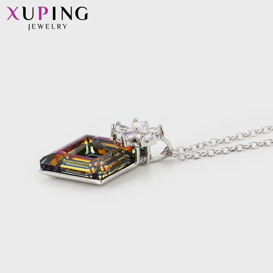 Xuping сладкий кулон ожерелья изысканные кристаллы от Swarovski европейский стиль для