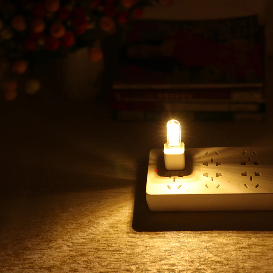 Светодиодный ночник 5 В USB брелок настольная лампа для чтения кемпинг книга