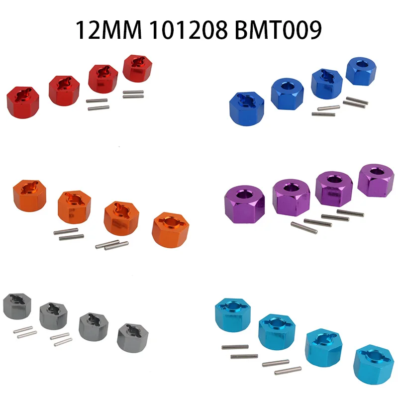 4 шт. HPI алюмовое колесо Hex. Mount 101208 BMT0009 высокое качество металла для RC 1/10 Bullet 3 0