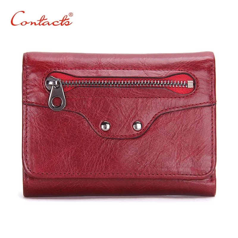 Contact'swomen кошелек модные женские короткие Женские Кошельки Пояса из натуральной