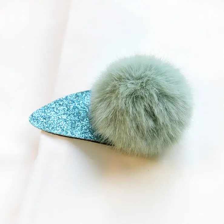 Style 5 Заколки для волос из кроличьего меха с помпонами, шариковые заколки для девочек, головные уборы, аксессуары для волос, веревки для волос для женщин, заколки для волос A87 - Цвет: Style 5