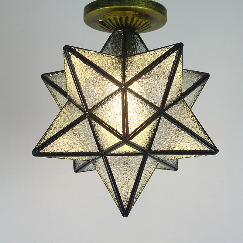 MLZAOSN Noedic пятиконечная звезда коридор балкон потолочный светильник модная