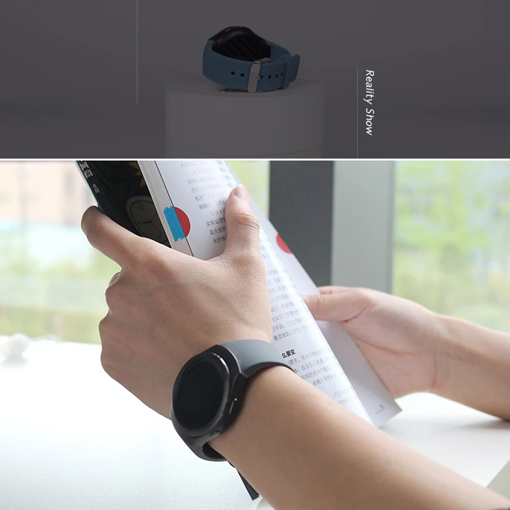 ANBEST для Samsung Gear S2 спортивные силиконовые часы Смарт браслет Стильный силиконовый