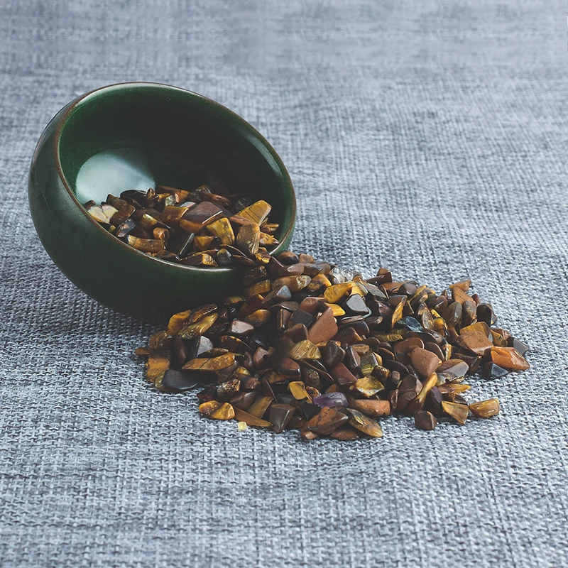 

Камень тигровый глаз, 100 г, Reiki из кварца кристаллов