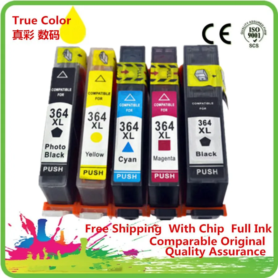 Сменные чернильные картриджи для 364 XL 364XL HP364XL HP364 Photosmart C5383 C5388 C5390 C5393 C6340 C6350 C6380 C6375 |