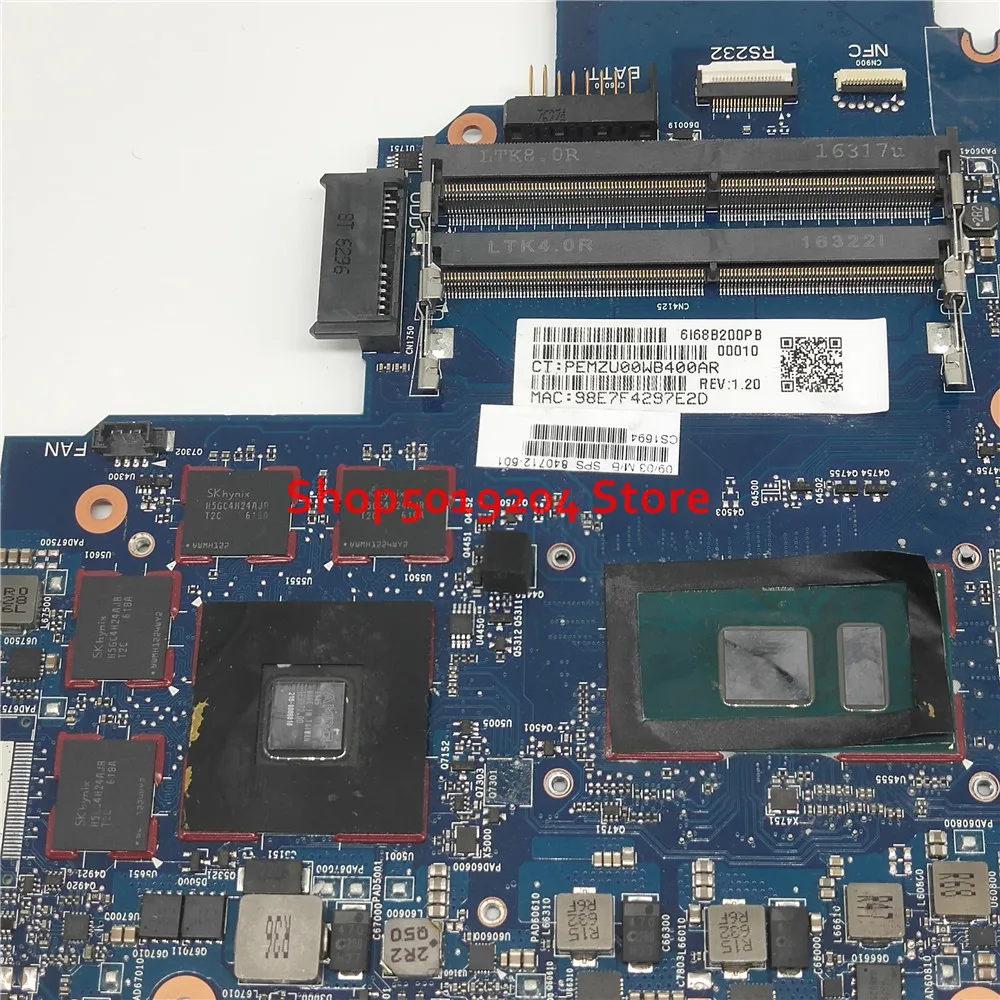 Материнская плата 840712-601 840712-501 840712-001 для HP ProBook 640 G2 650 640-G2 650-G2 ноутбука I5-6300U SR2F0 |