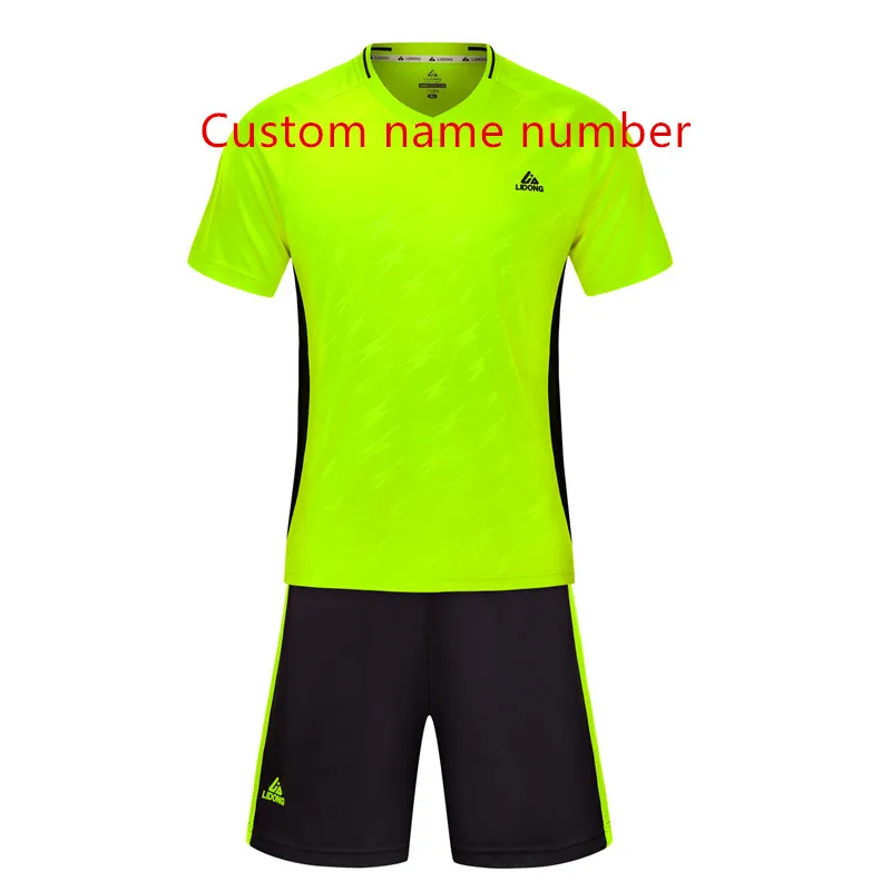 Новинка для мужчин Детские майки спортивные комплект футбол форма Training futbol maillot de foot voetbal tenue дети voetbalshirts на заказ - Цвет: custom name number