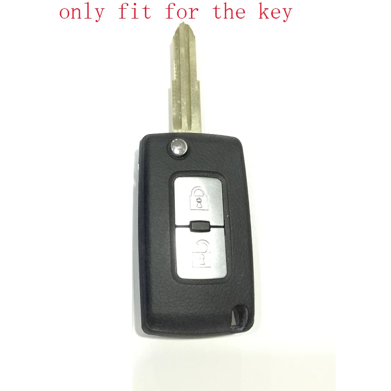 Чехол ZAD для автомобильного ключа с 2 кнопками силиконовый защитный чехол Mitsubishi