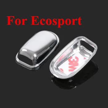 Carmilla ABS Хромированная передняя крышка распылителя воды для Ford Focus Mk2 Mk3 Mk4 Fiesta Mk7 Ecosport Kuga аксессуары - Цвет: for ecosport