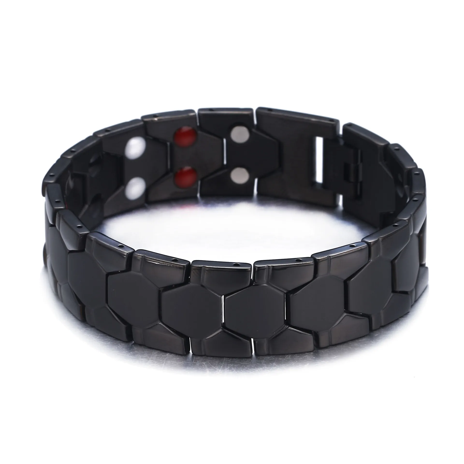 Здоровье браслет для магнитотерапии мужские ювелирные изделия 316L браслеты из