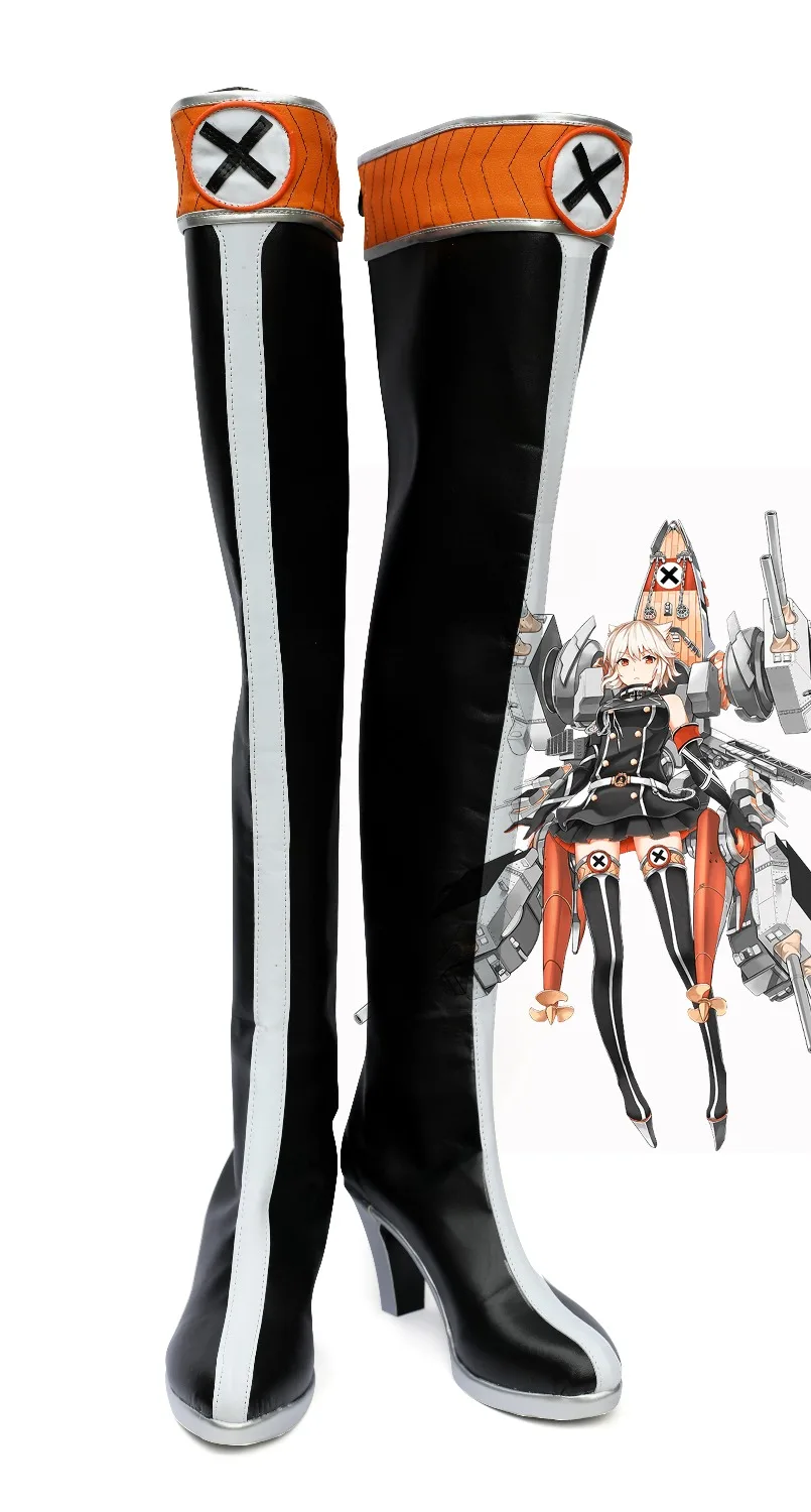 Сапоги для косплея Kantai Collection bismarck обувь любого размера на заказ|custom made|custom sizecustom