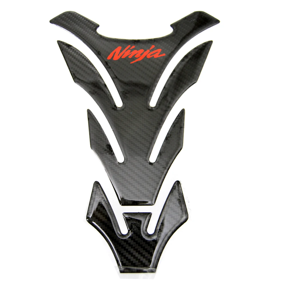 Наклейка на бак из углеродного волокна для мотоцикла Kawasaki Ninja 250 300 400 1000 Z650 Z900 GTR1400