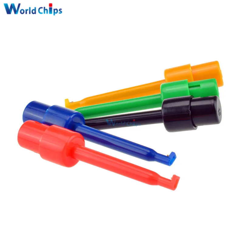 10 шт Большой размер круглый одиночный зажим с крючком зонд для Тестирования