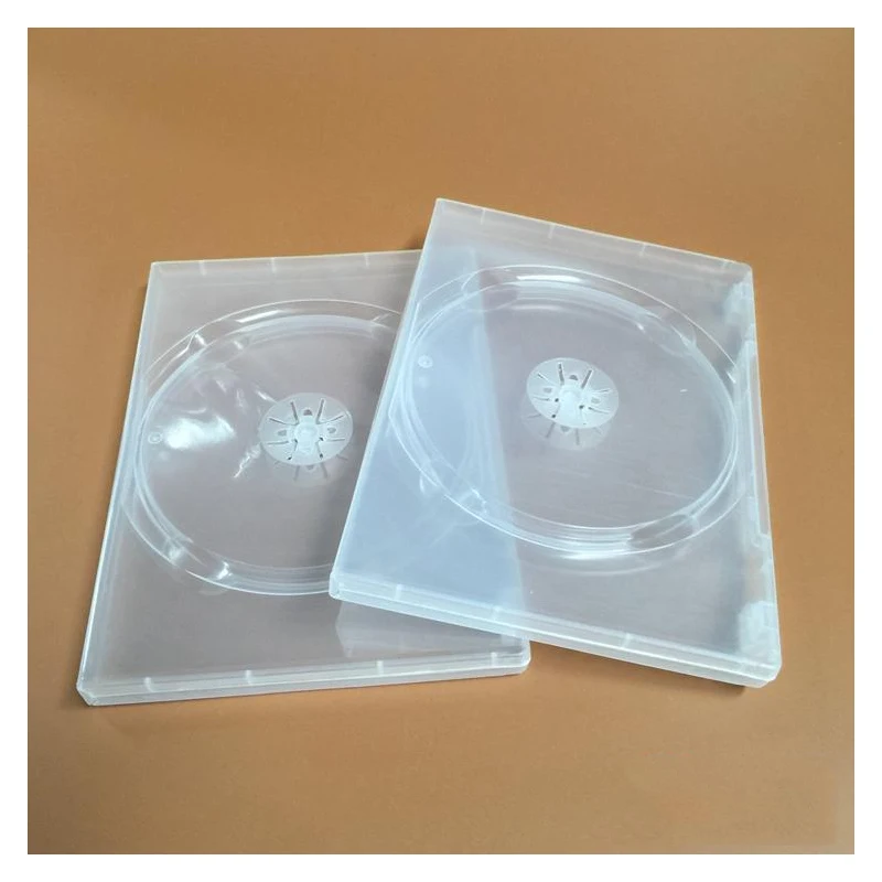 2 шт. 2DVD прозрачный мягкий пластиковый чехол 190x135x14 мм Вставка/2 диска | Электроника