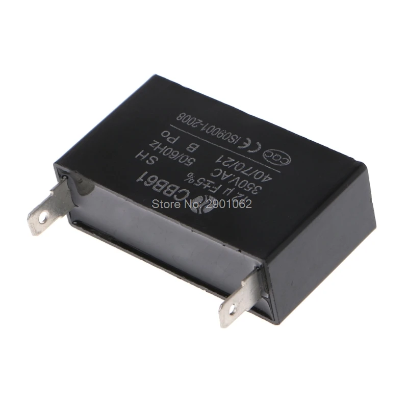 

Черный генератор конденсаторного типа 12 мкФ CBB61 мкФ 50/60Hz 350VAC