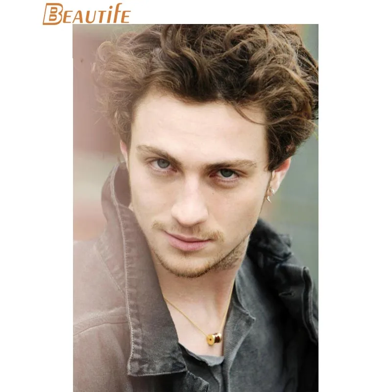 Custom Aaron Taylor-Johnson Poster Home Decoration Fashion Silk Fabric Wall Print More Size | Дом и сад