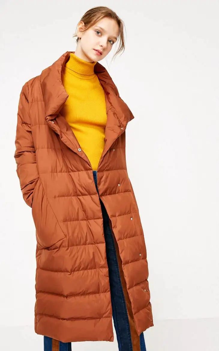 Vero Moda пуховик женский 90% белый утиный пух боковой карман большой длинный пуховик женский | 318312511