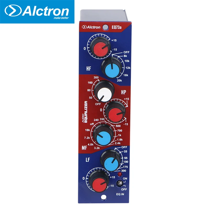 Alctron EQ75A 500 серия Mic/инструмент Preamp используется в записи и сцены