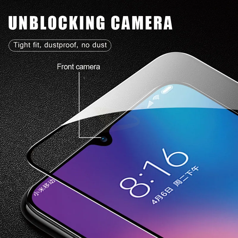 20D изогнутое Защитное стекло для экрана пленка Xiaomi mi 9 SE 8 Lite закаленное mi8 mi9
