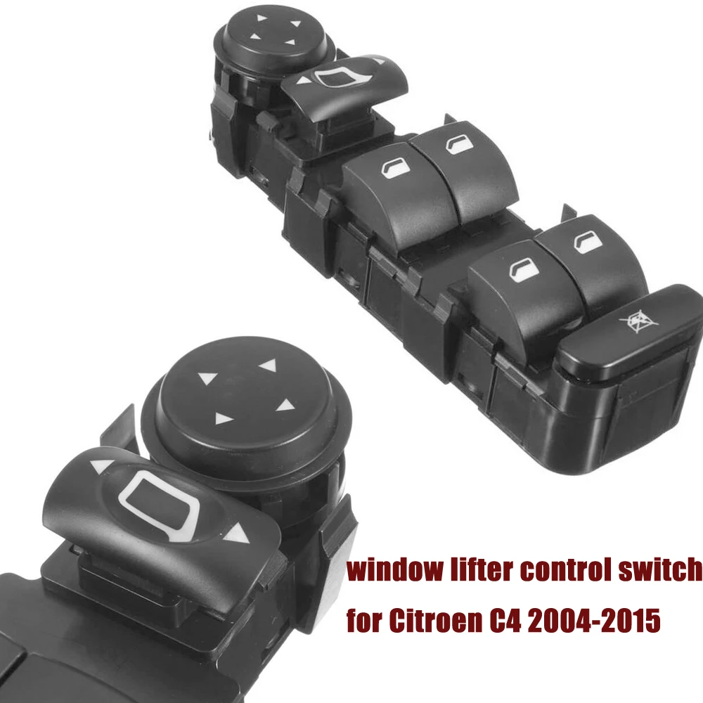 

Front Master electric power window lifter control switch for Citroen C4 2004-2015 OEM No. 6554.HA 6554HA