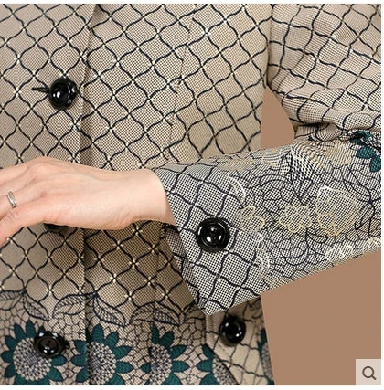

Fashion !!! NEW Pop Tide FashionMiddle-aged Women Clothing Nice Autumn Coat long-sleeved Mother Put The Old Clothes