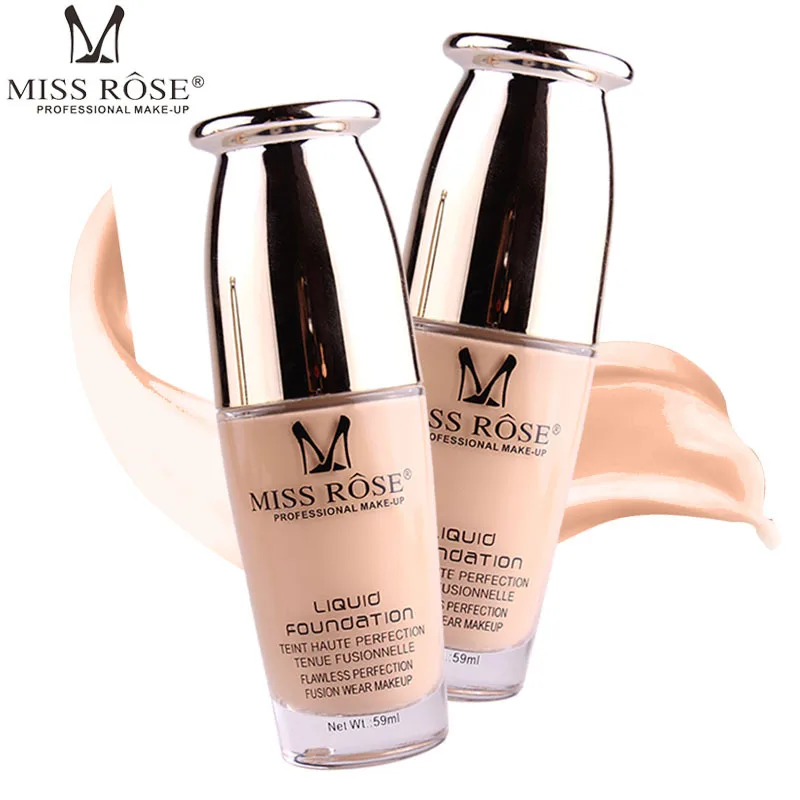 Miss Rose Liquid Foundation макияж основа осветляет отбеливание контроль жирности стойкий