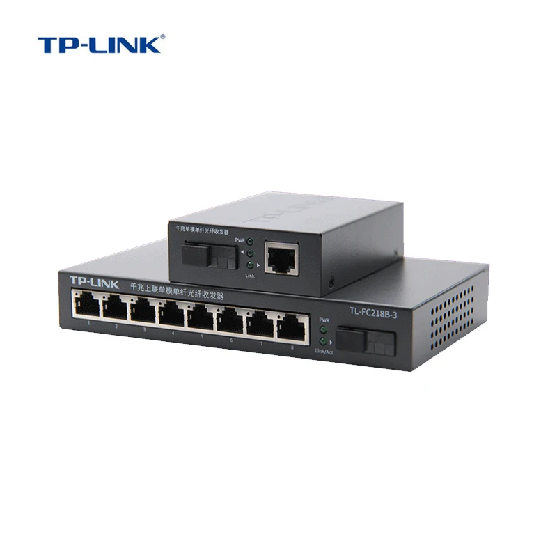 TP Link TL FC318B 3/TL FC311A 3 3KM SC Одномодовый медиа конвертер гигабитный оптоволоконный