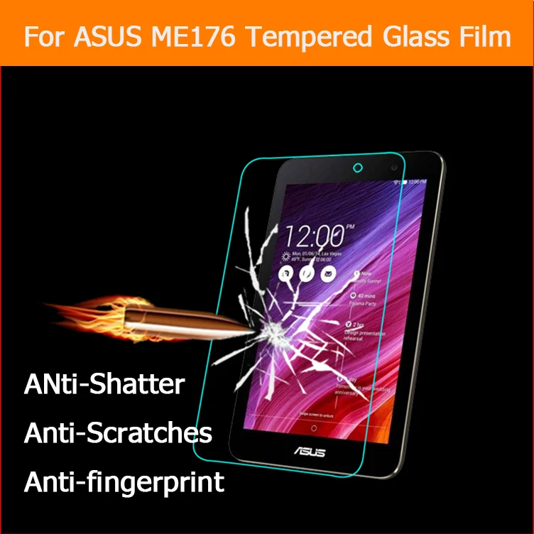 Защитная пленка из закаленного стекла для ASUS MeMO Pad 7 ME176CX 0 дюйма ЖК-экран с защитой