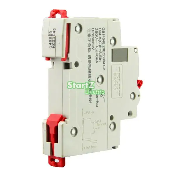 16A 1P 250V DC Circuit Breaker DZ47Z DELIXI MCB |