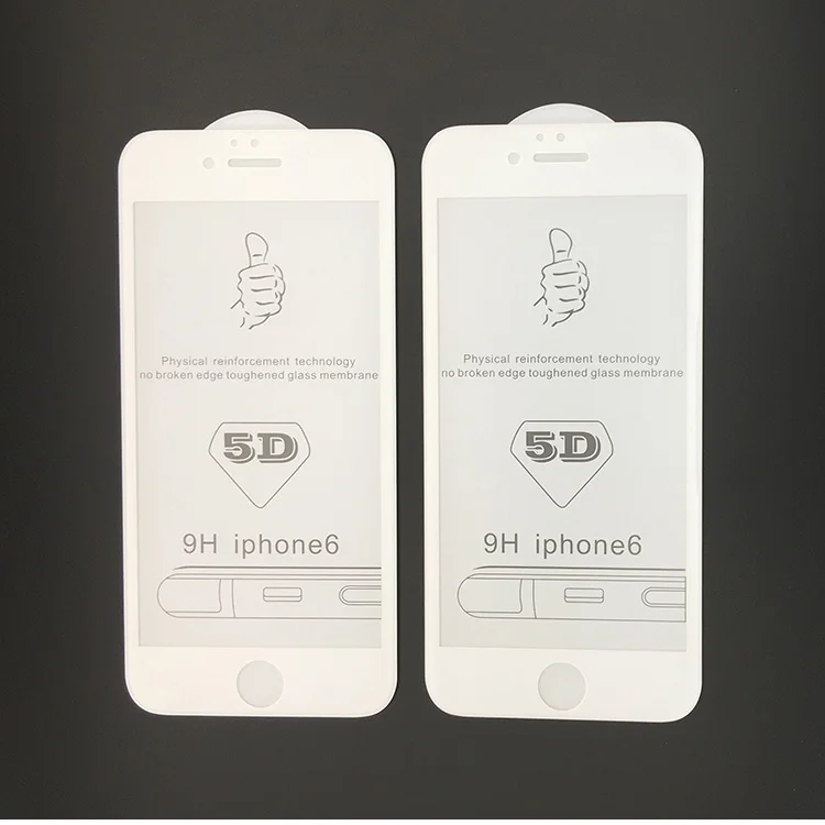 5D изогнутый экран протектор для iPhone 7 6 Plus Edge полное покрытие пленка 6S Закаленное