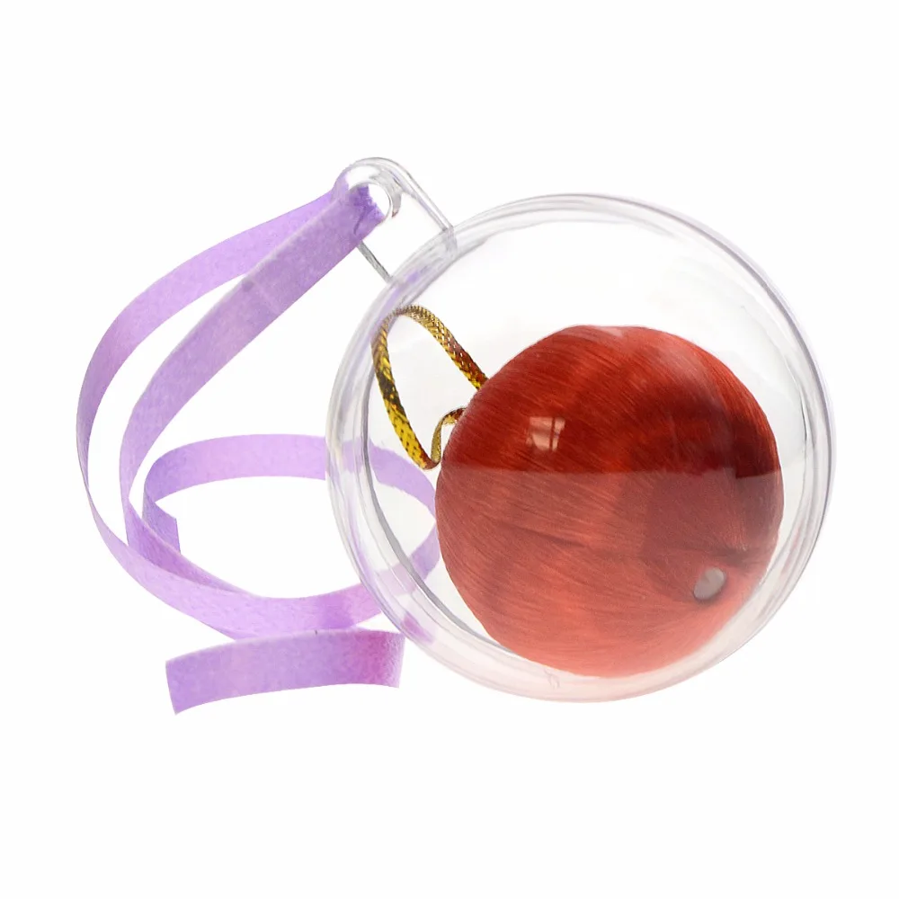 50 шт. Новые прозрачные рождественские украшения подвесные шары круглые